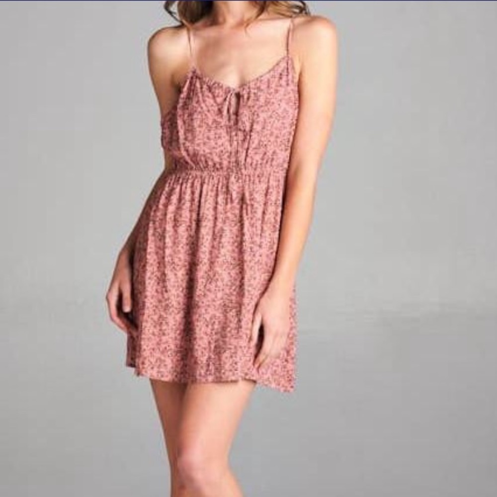 NWT Pink Floral Dress